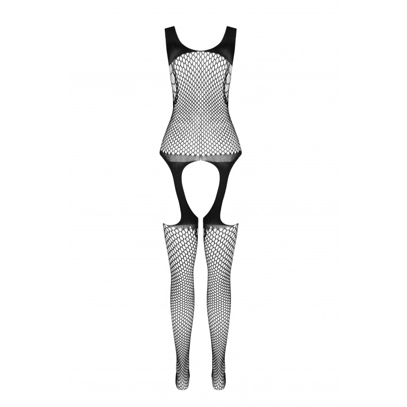 Sexy bodystocking that perfectly fits the figure, emphasizin... Passion - Bodystocking BS104 - Red photo-4