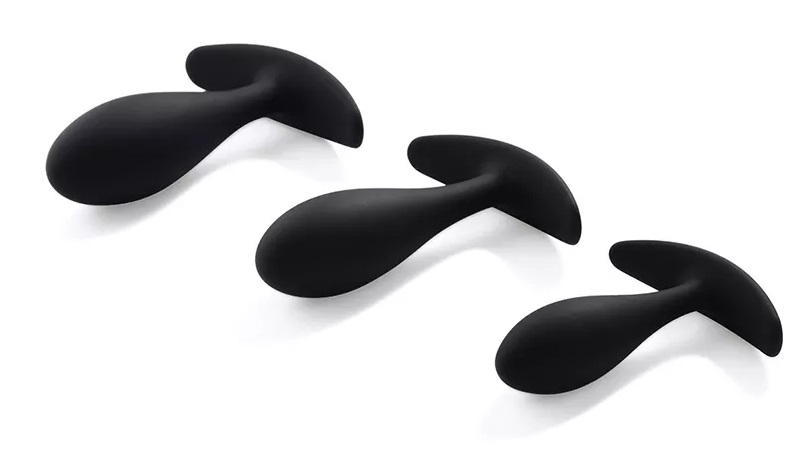 Silicone anchor butt plug for man and woman MT - Blob Anchor Plug S - Black photo-10
