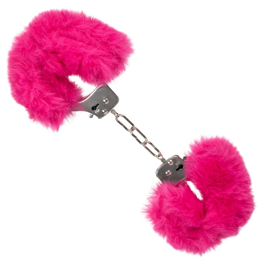 Let your lover take the lead and indulge in sensationally en... CEN - Ultra Fluffy Furry Cuffs - Pink photo-3
