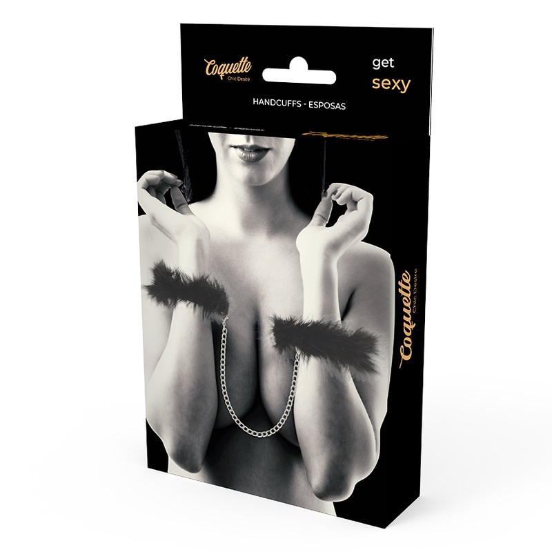 For beginners and enthusiasts of restraint alike, these prem... Coquette - Deluxe Handcuffs - Black photo-5