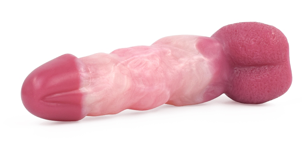 Soft texture silicone lifelike fleshy baseball head, easily ... FAAK - Curvy Dildo - Rosy photo-10