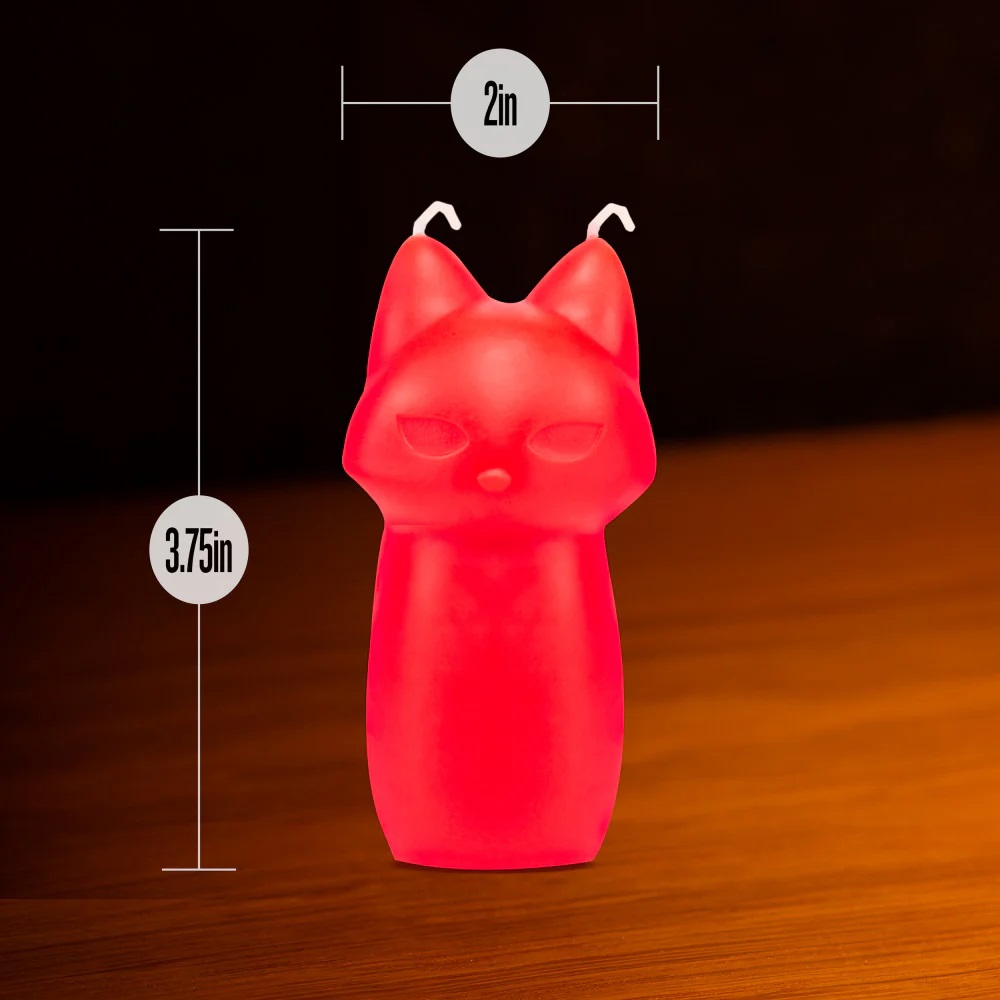 The Fox Candle is perfect for exploring new sensations with ... Temptasia - Fox Drip Candle - Red photo-8