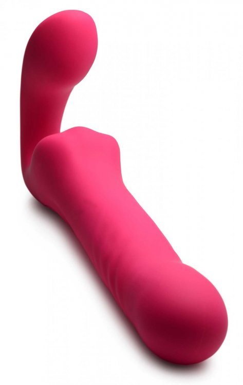This strapless strap-on gives a little more power to each th... Strap U - Mighty-Thrust Strapless Strap-On - Pink photo-6