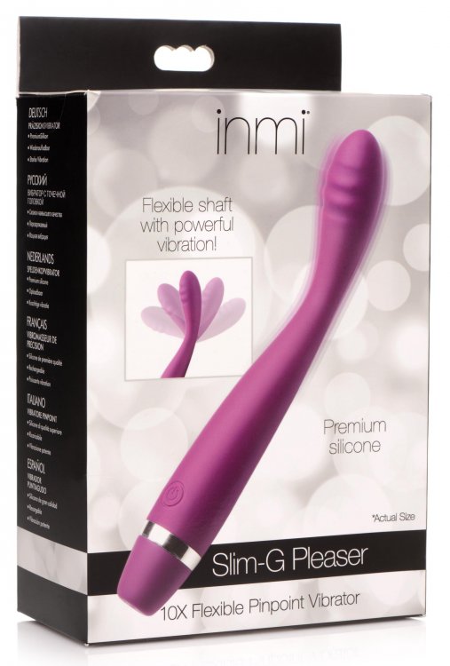 Find the perfect spot with this Pinpoint vibrator! The neck ... Inmi - Flexible Pinpoint Vibrator - Purple photo-7