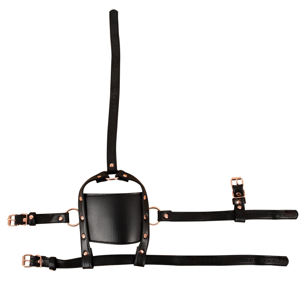 Bad Kitty - Head Harness w Gag - Black 照片-6