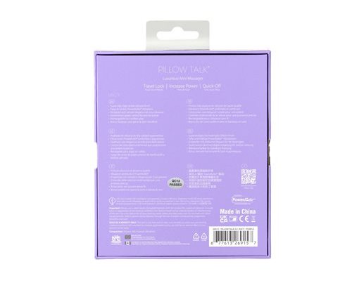 Pillow Talk - Racy G-Spot Vibe - Purple photo