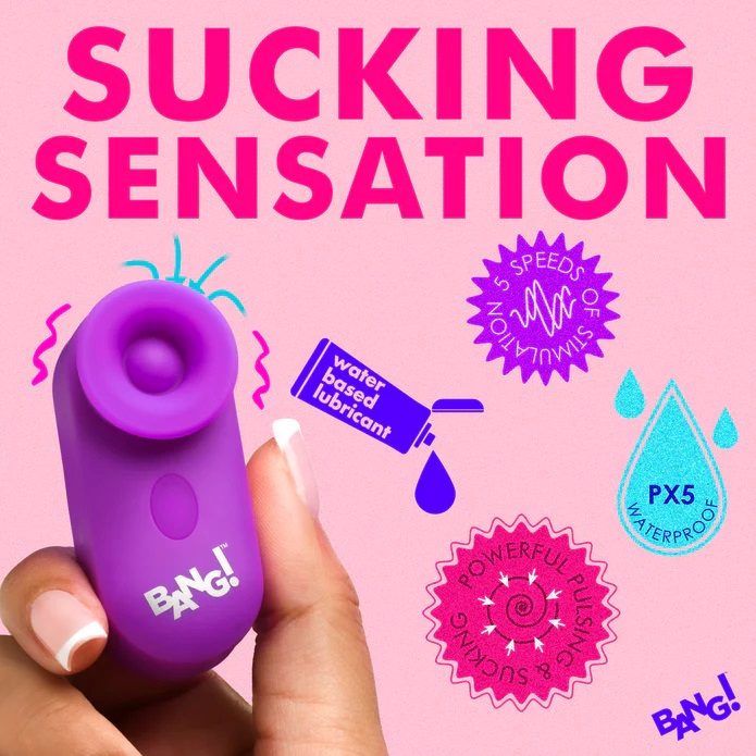 Unveil a new world of discreet pleasure with our mini clit s... Bang! - Mini Clitoral Stimulator - Purple photo-4