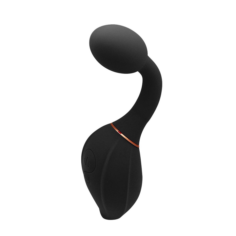 The Kiotos-Vibez Viento is an inflatable anal vibrator for h... Kiotos - Viento Pump Vibrator - Black photo-4