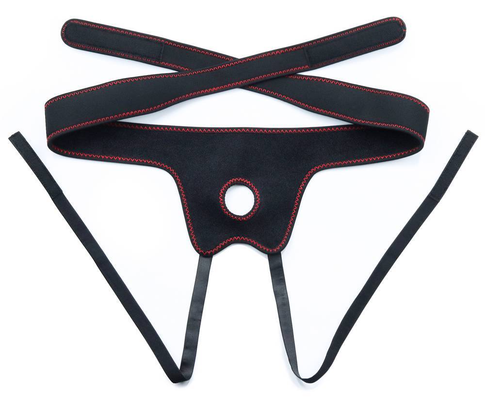 Easy off Easy on adjustable strap on harness.
Designed to fi... Lovetoy - Easy Strap On Harness - Black photo-5