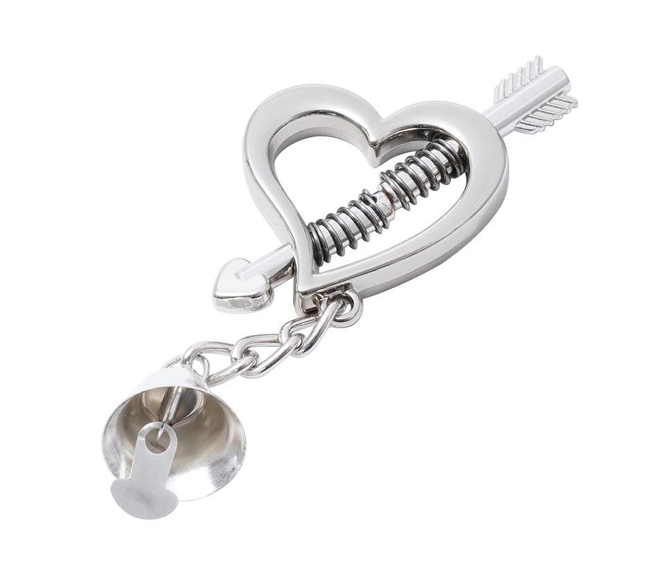 Introducing Heart Shaped Spring Nipple Clamps, a charming ad... Kiotos - Heart Nipple Clamps photo-5