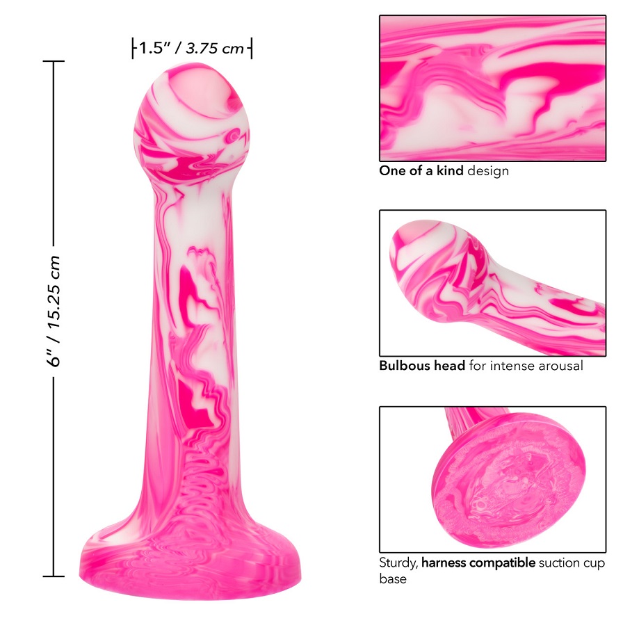 Introducing the Twisted Love Twisted Bulb Tip Probe, a luxur... CEN - Twisted Bulb Anal Plug - Pink photo-8