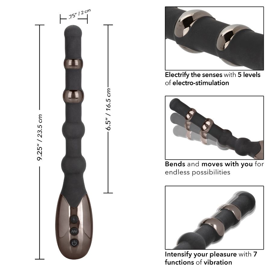 Electrify the senses with the thrilling Volt Electro-Beads. ... CEN - Volt Electro-Beads Stimulator - Black photo-8