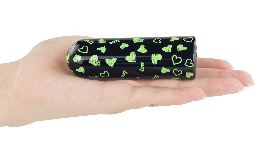 Rechargeable Glow-in-the-dark Massager is sized to stay at y... Lovetoy - Glow In Dark Mini Massager photo-4