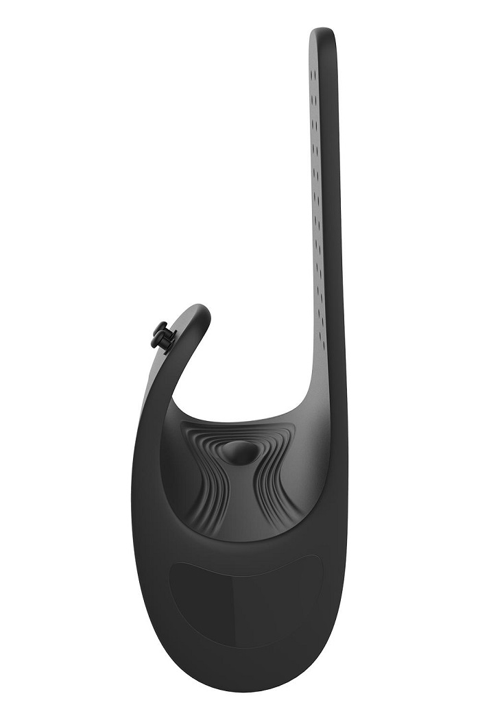 Introducing the ultimate pleasure enhancer for penis owners ... Dreamtoys - Ramrod Adjustable Vibro Ring w Remote - Black photo-9