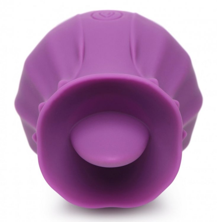 Prepare to blossom with pleasure with this violet-shaped Blo... Inmi - Bloomgasm Wild Licking Stimulator - Purple photo-5