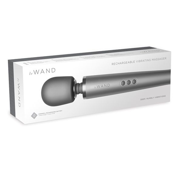 Winner of Cosmopolitan’s Sexcellence Award for “Most Powerfu... Le Wand - Rechargeable Wand - Grey photo-5