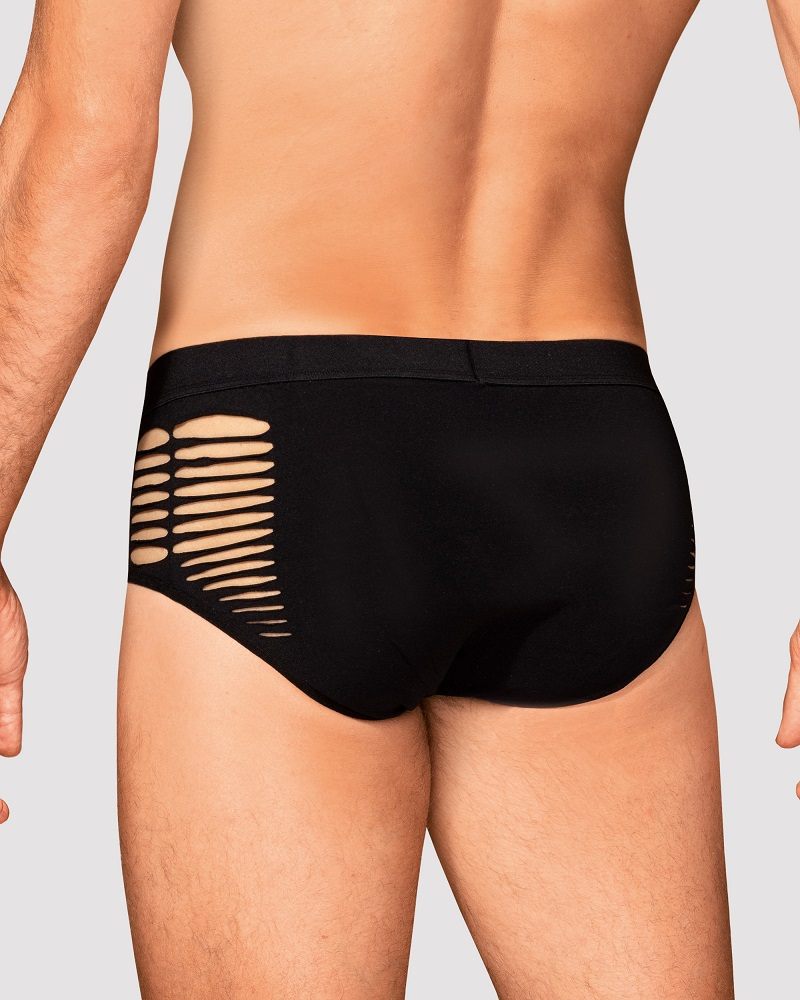The tempting and sexy M101 briefs are a perfect option for s... Obsessive - M101 Briefs - Black - S/M/L photo-2