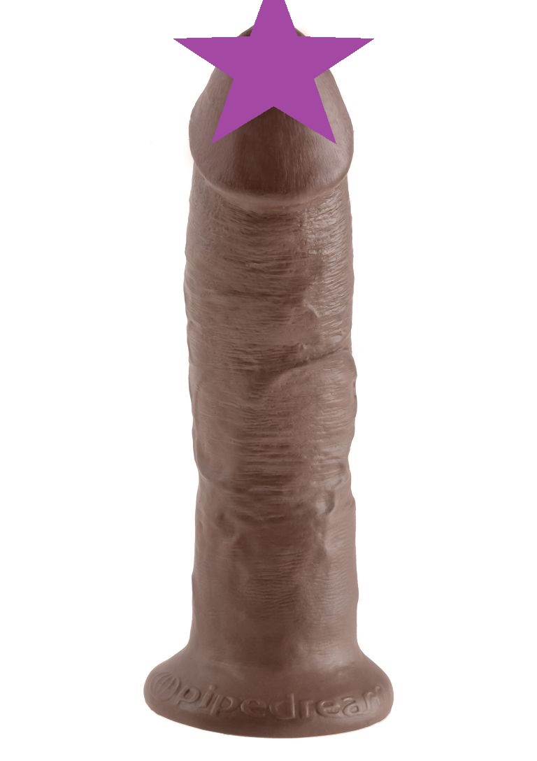 Do you want your first dildo to look and feel just like the ... King Cock - Cock 9" - Brown photo-2