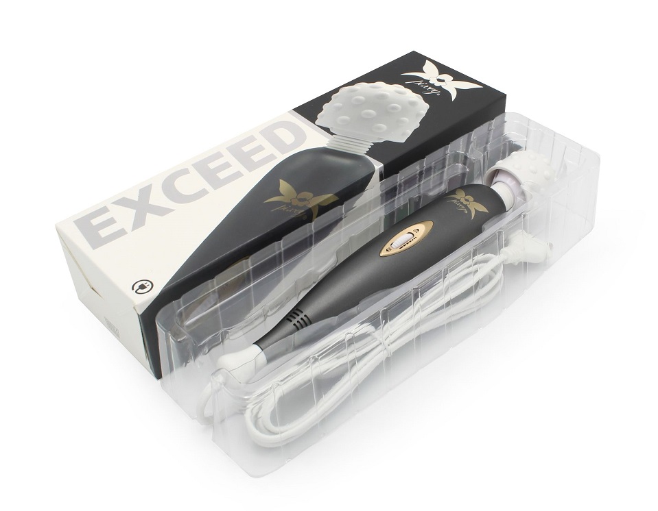 Extremely powerful Pixey Exceed v2 – Anthracite/Gold, compac... Pixey - Exceed Wand Massager photo-6