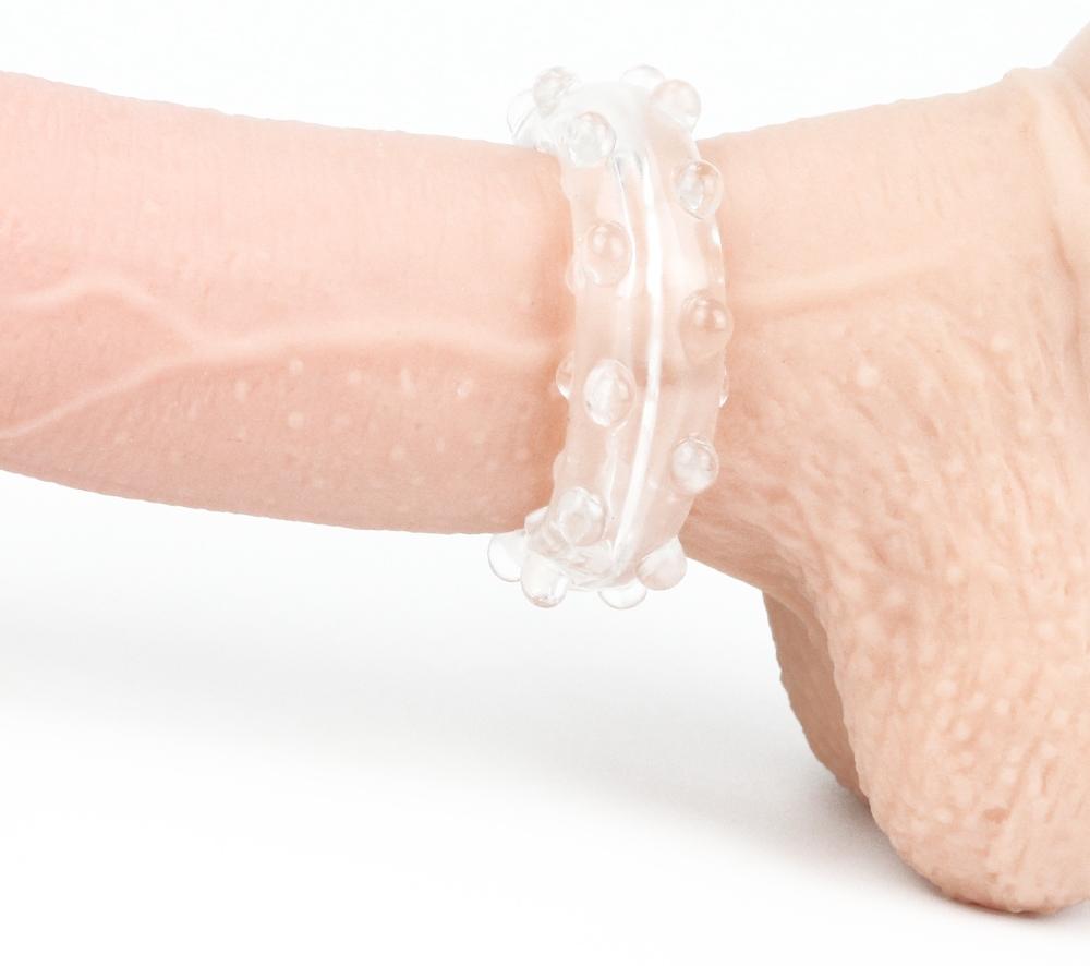 POWER PLUS cockring series will make his rod thicker for mor... Lovetoy - Power Plus Cockring 4cm - Clear photo-4