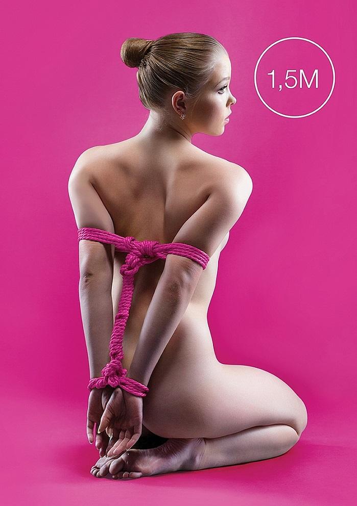 Let your imagination run wild and benefit from the versatili... Ouch - Japanese Mini Rope 1.5m - Pink photo-2