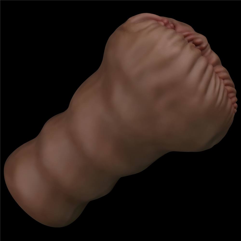 Highly detailed and expertly hand crafted, this realistic al... Lovetoy - Alien's Pie Masturbator #2 - Brown photo-4