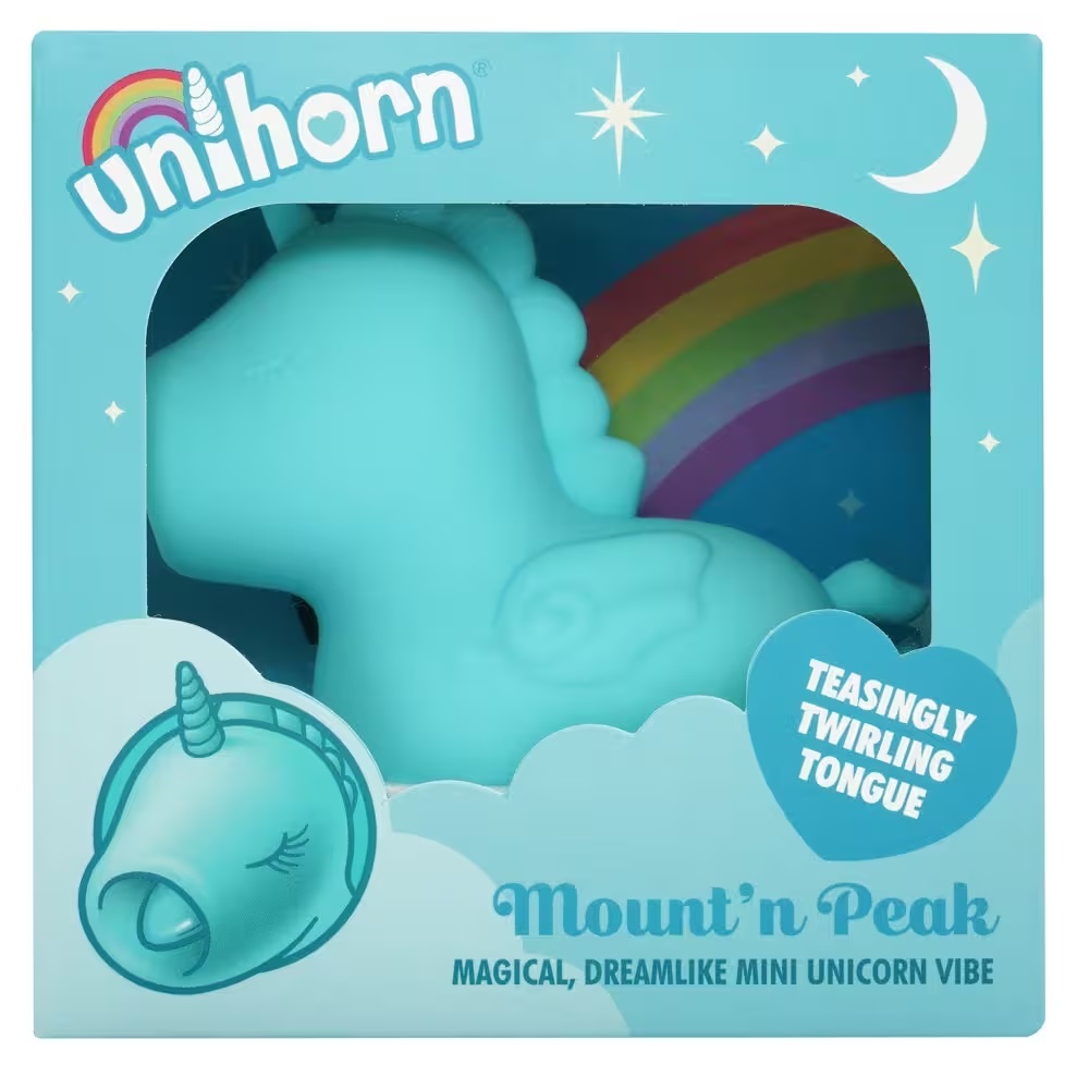 Create real magic with this discreet mini unicorn vibrator. ... Unihorn - Mount'n Peak Clitoral Vibe - Blue photo-5