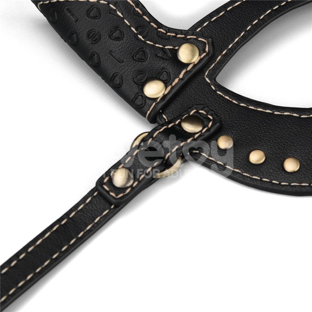 Indulge in a world of mystery and sensuality with our Rebell... Lovetoy - Rebellion Reign Bunny Eye Mask - Black photo-4