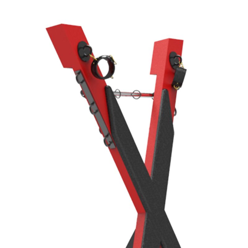 Include: X wooden frame + handcuffs + ankle cuffs Roomfun - X shape frame photo-3