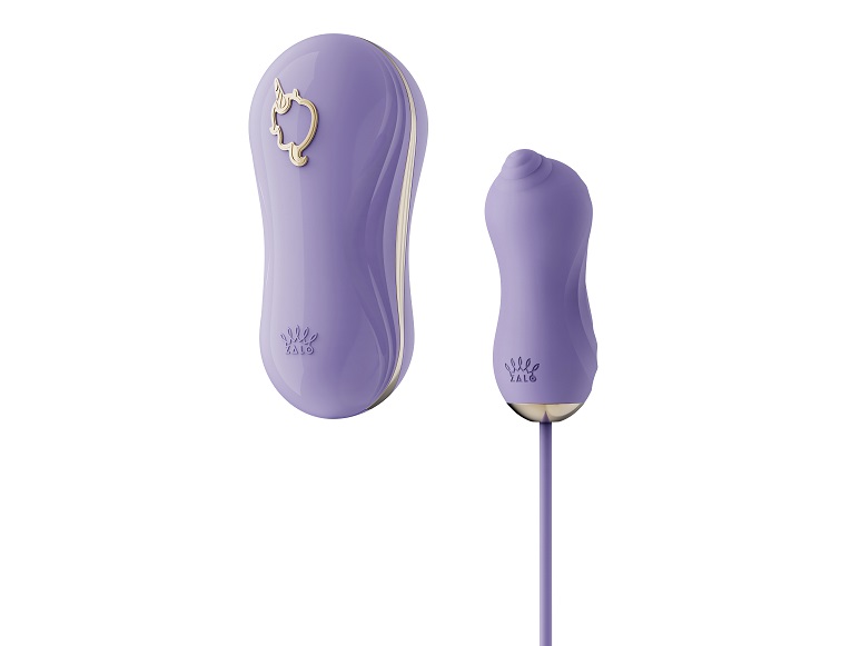 Inspired by unicorns in mythology, they symbolize purity, no... Zalo - Unicorn APP Massager Set - Berry Violet photo-6