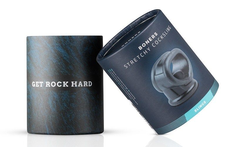 Your manly shapes are ready for every adventure in this Liqu... Boners - Liquid Silicone 2 in 1 Ballstretcher - Grey photo-9