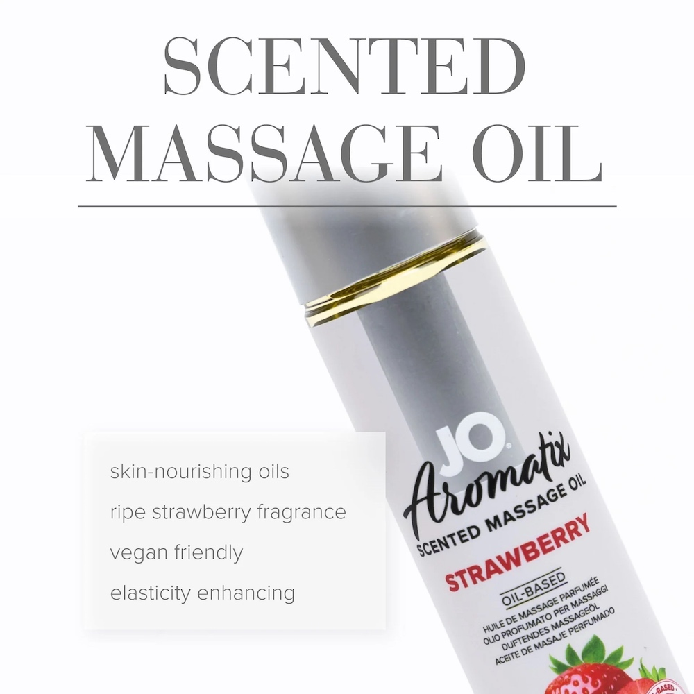 JO Aromatix Massage Oil's unique blend of ingredients ca... JO - Aromatix Strawberry Massage Oil - 120ml photo-4