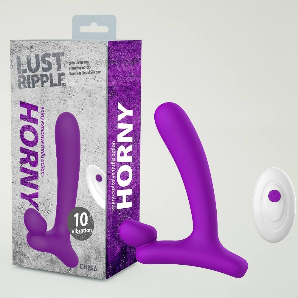 10 Vibration Patterns, Seamless, Wireless Remote Control, Re... Chisa - Horny Hunter Vibrator - Purple photo-6