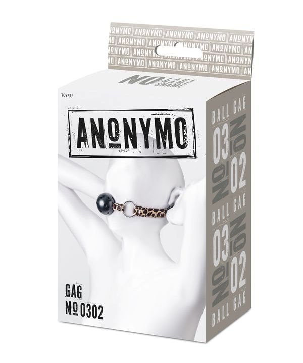 The best remedy for chatter in bed is a stylish and daring g... Anonymo - Ball Gag - Black photo-9