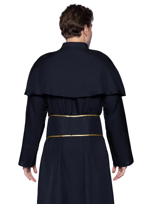 Bless the Halloween heathens in 2 PC Priest Costume by Leg A... Leg Avenue - Priest Costume 2pcs - Black - XL photo-5