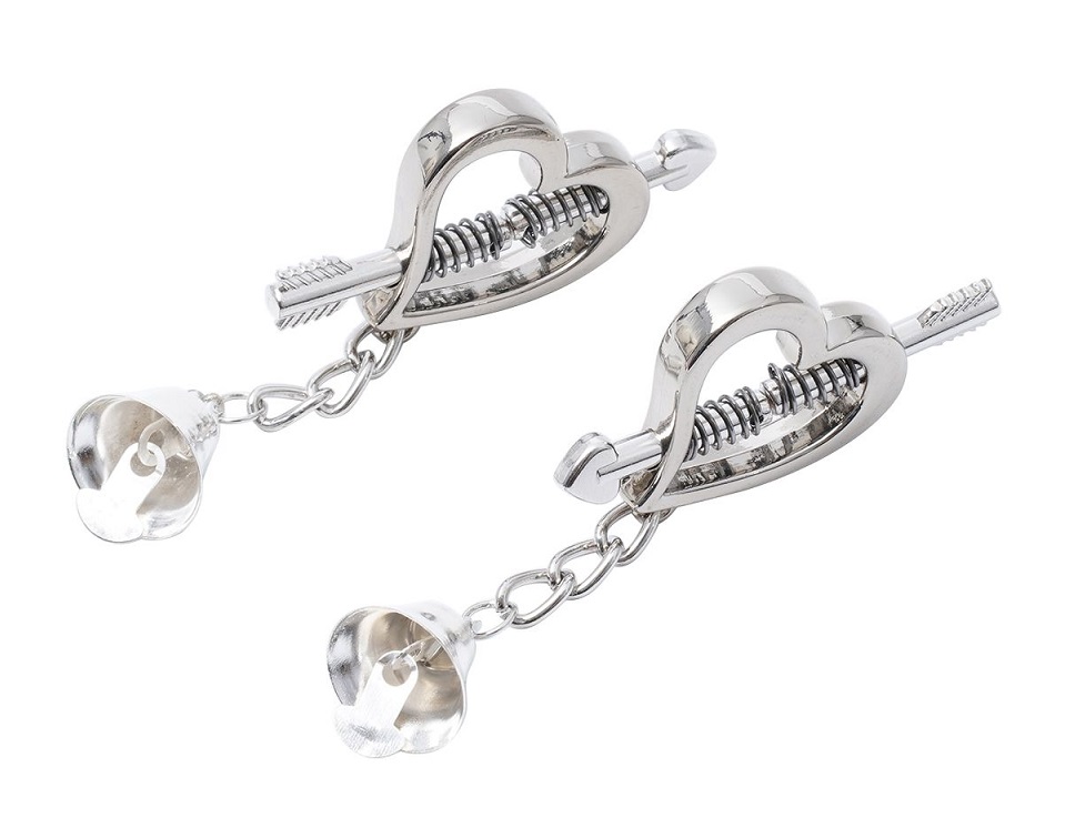 Introducing Heart Shaped Spring Nipple Clamps, a charming ad... Kiotos - Heart Nipple Clamps photo-3