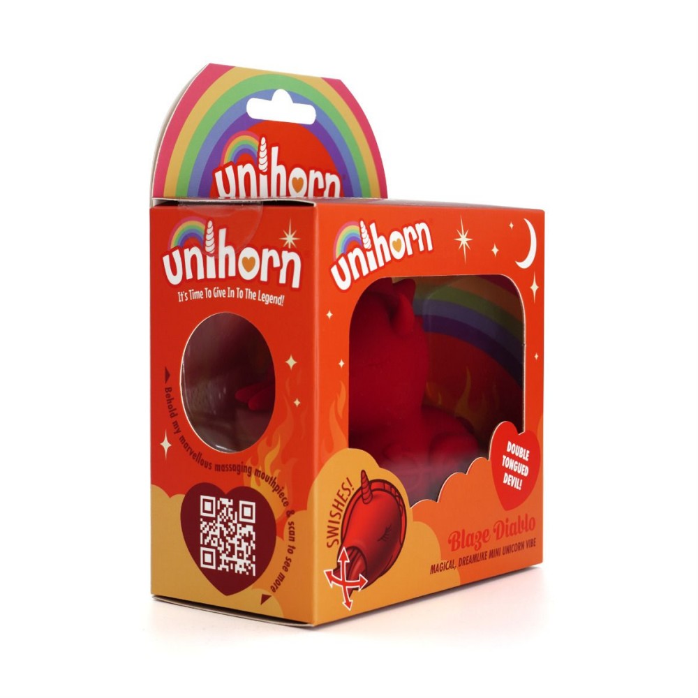 Introducing Blaze Diablo, a new addition to our best-selling... Unihorn - Blaze Diablo Clitoral Vibe - Red photo-8
