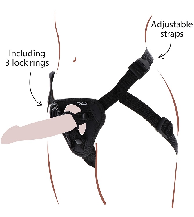 This TOYJOY Get Real Harness is designed for ultimate rolepl... ToyJoy - Strap-On Harness - Black photo-8