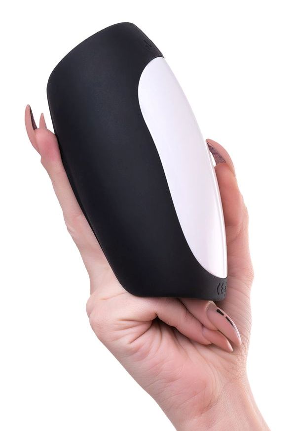 Innovative masturbator for men with a bright and daring desi... Erotist - Hailstorm Masturbator - Black photo-2