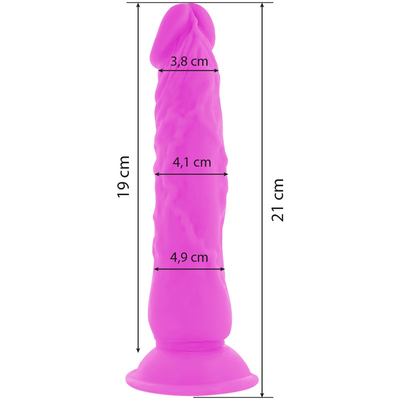 A complete range of dildos of a firm nature that are ready w... Diversia - Flexible Vibro Dildo 21cm - Purple photo-6