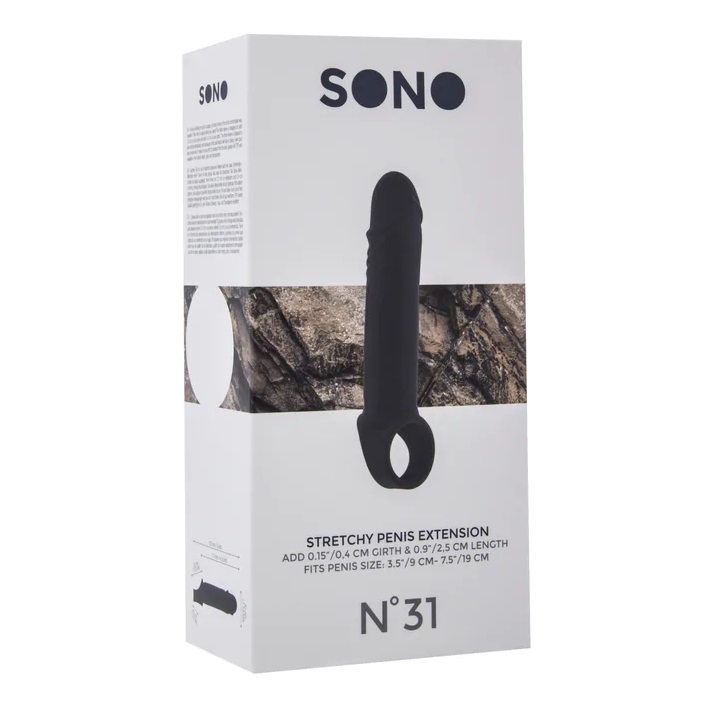 Are you looking for just a couple of inches more in the most... Sono - #31 Stretchy Extension Sleeve - Black photo-4