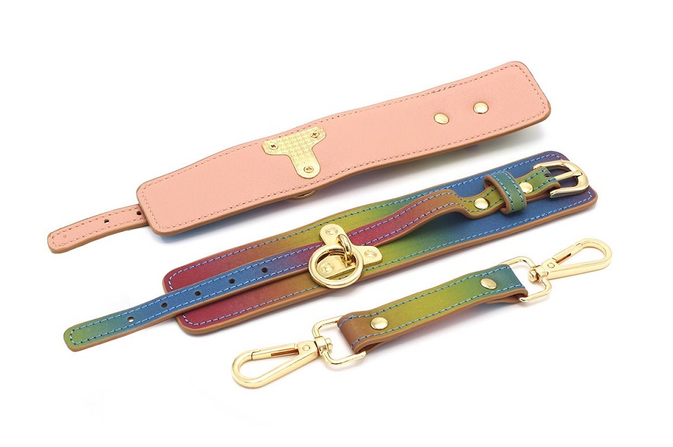 These gorgeous rainbow coloured handcuffs are a must have fo... Kiotos - Hand Cuffs - Rainbow photo-6