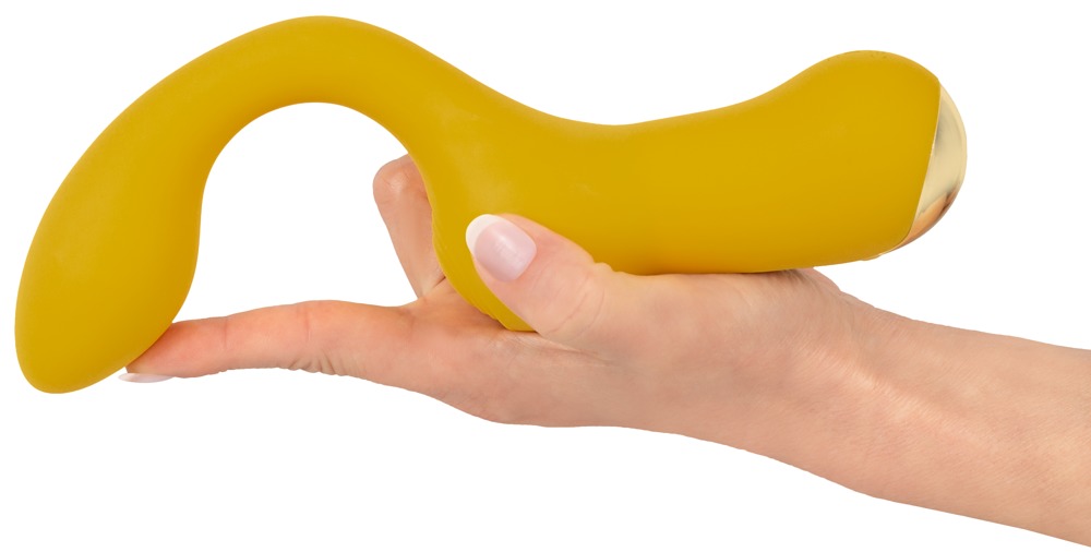 Simultaneously stimulates the vagina and clitoris!
Dynamic, ... YNF - Double Vibrator - Yellow photo-2