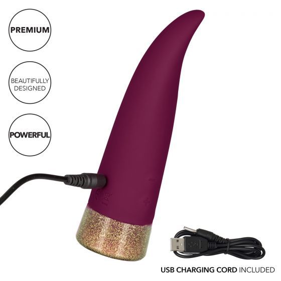 Give yourself over to a sensual love affair with the flexibl... CEN - Jopen Starstruck Fling Vibrator - Purple photo-9