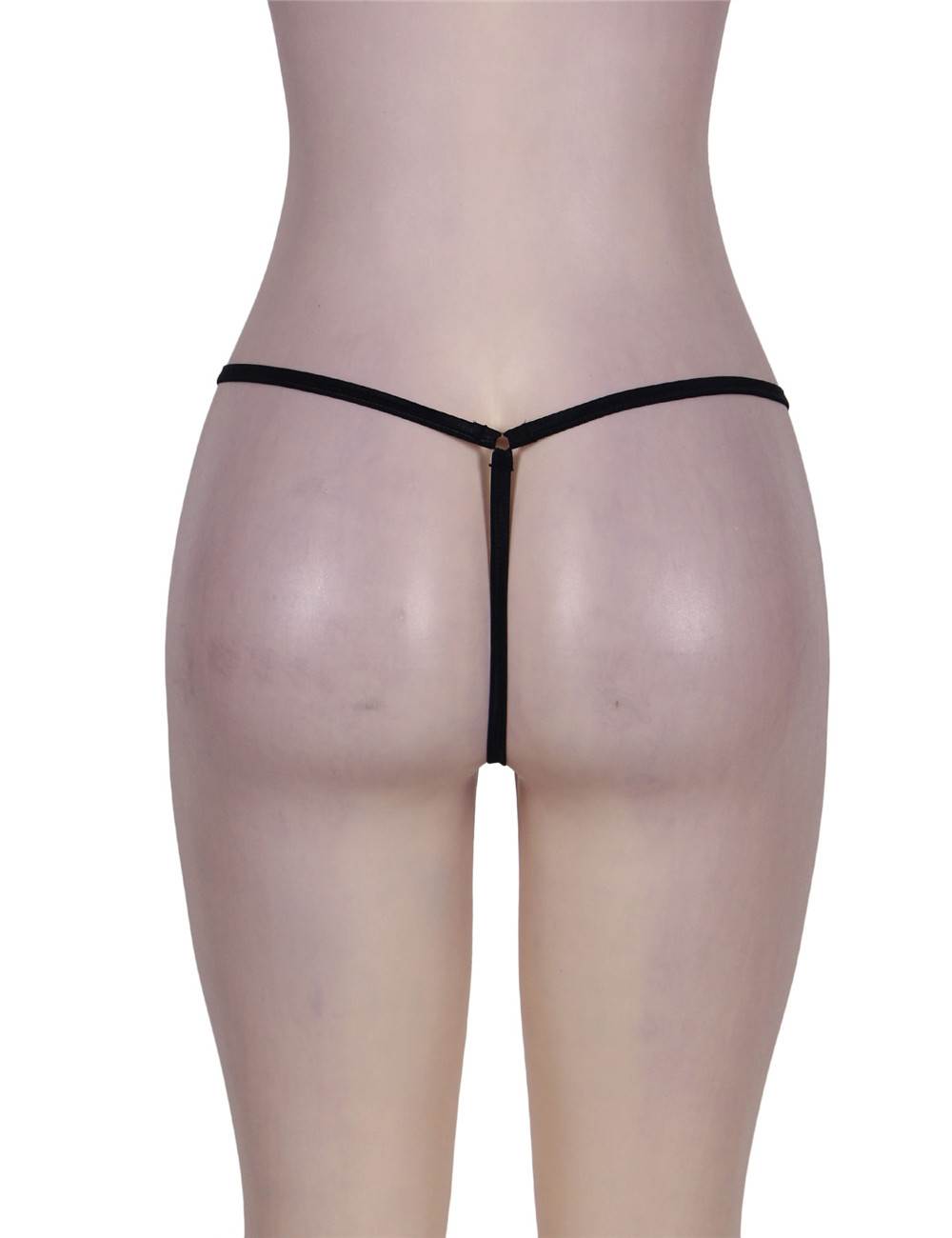 Tiny thong with zip front sexy style
Material &n... Ohyeah - Zip Thong - Black - M photo-6
