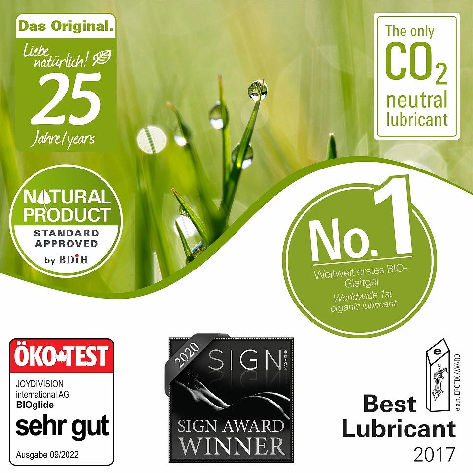 The highest standards apply to love as well as to organic pr... BIOglide - Neutral Water-Based Lube - 40ml photo-4