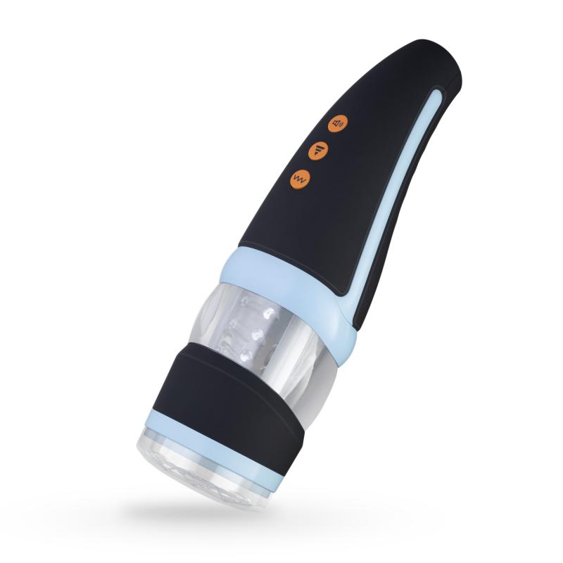 The CRUIZR CP02 is a luxurious and discreet masturbator with... Cruizr - CP02 Rotating & Vibrating Auto Masturbator - Black photo-3