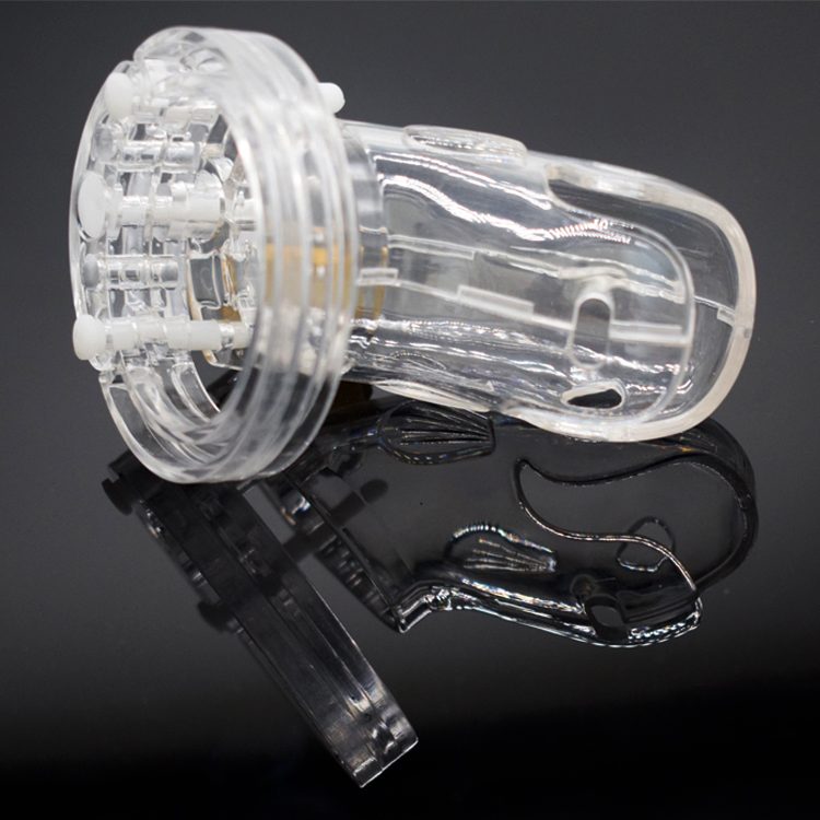 Short Whale head chastity cage
Total high: 110mm
Cage high:... FAAK - Short Whale Chastity Cage - Clear photo-6