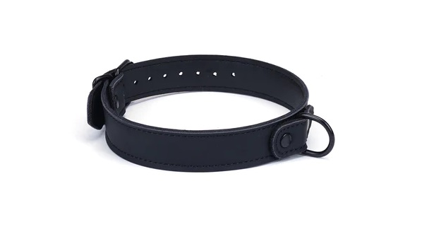 Collar and Wrist Cuffs can be adjusted simultaneously to fit... Vegan Fetish - Wrist to Collar Restraint Set - Black photo-6