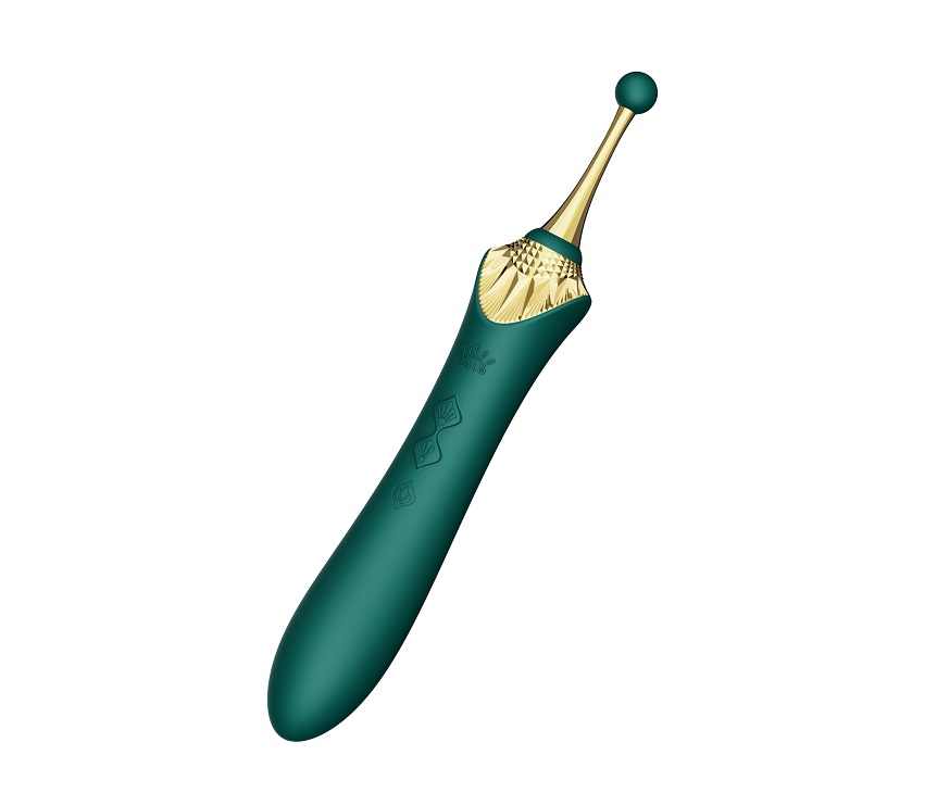 Bess offers the most targeted stimulation thanks to its inno... Zalo - Bess 2 Heating Dual Vibrator - Turquoise Green photo-4